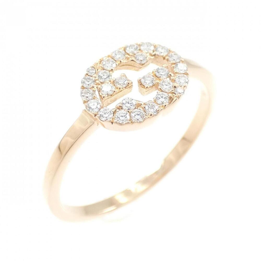 GUCCI Gold Diamond Ring